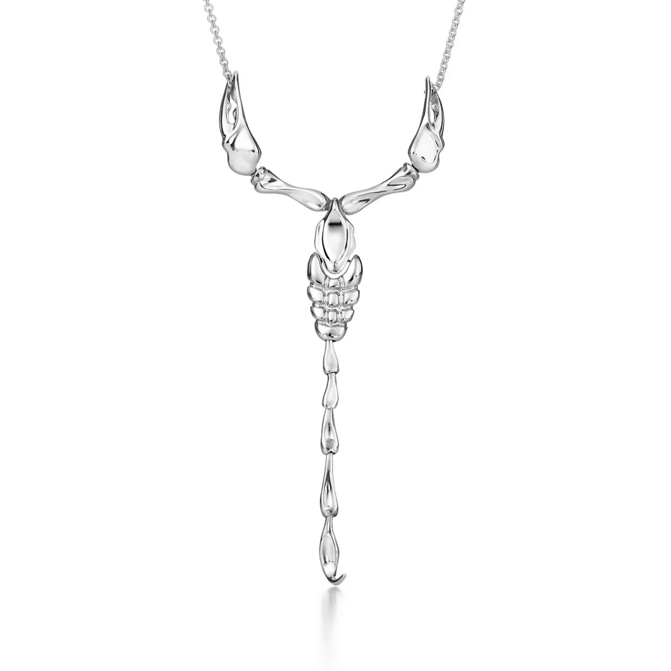 Tiffany & Co. Elsa Peretti® Scorpion pendant in sterling silver. | ^ Necklaces & Pendants|Bold Silver Jewelry