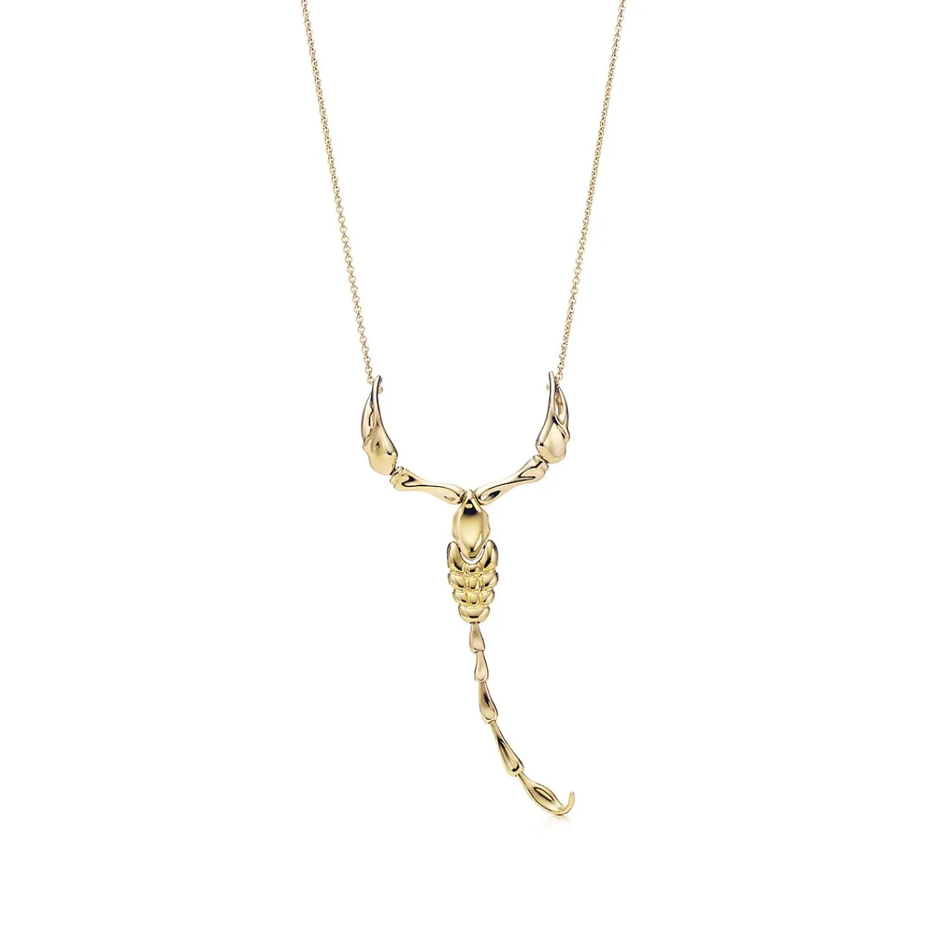 Tiffany & Co. Elsa Peretti® Scorpion pendant in 18k gold. | ^ Necklaces & Pendants|Gold Jewelry
