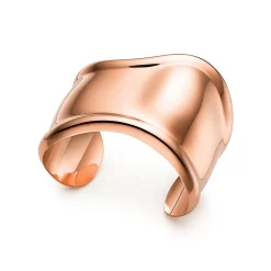 Tiffany & Co. Elsa Peretti® small Bone cuff in 18k rose gold, 43 mm wide. | ^ Bracelets|Rose Gold Jewelry