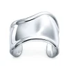 Tiffany & Co. Elsa Peretti® small Bone cuff in sterling silver, 43 mm wide. | ^ Bracelets|Bold Silver Jewelry