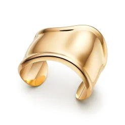 Tiffany & Co. Elsa Peretti® small Bone cuff in 18k gold, 43 mm wide. | ^ Bracelets|Elsa Peretti®