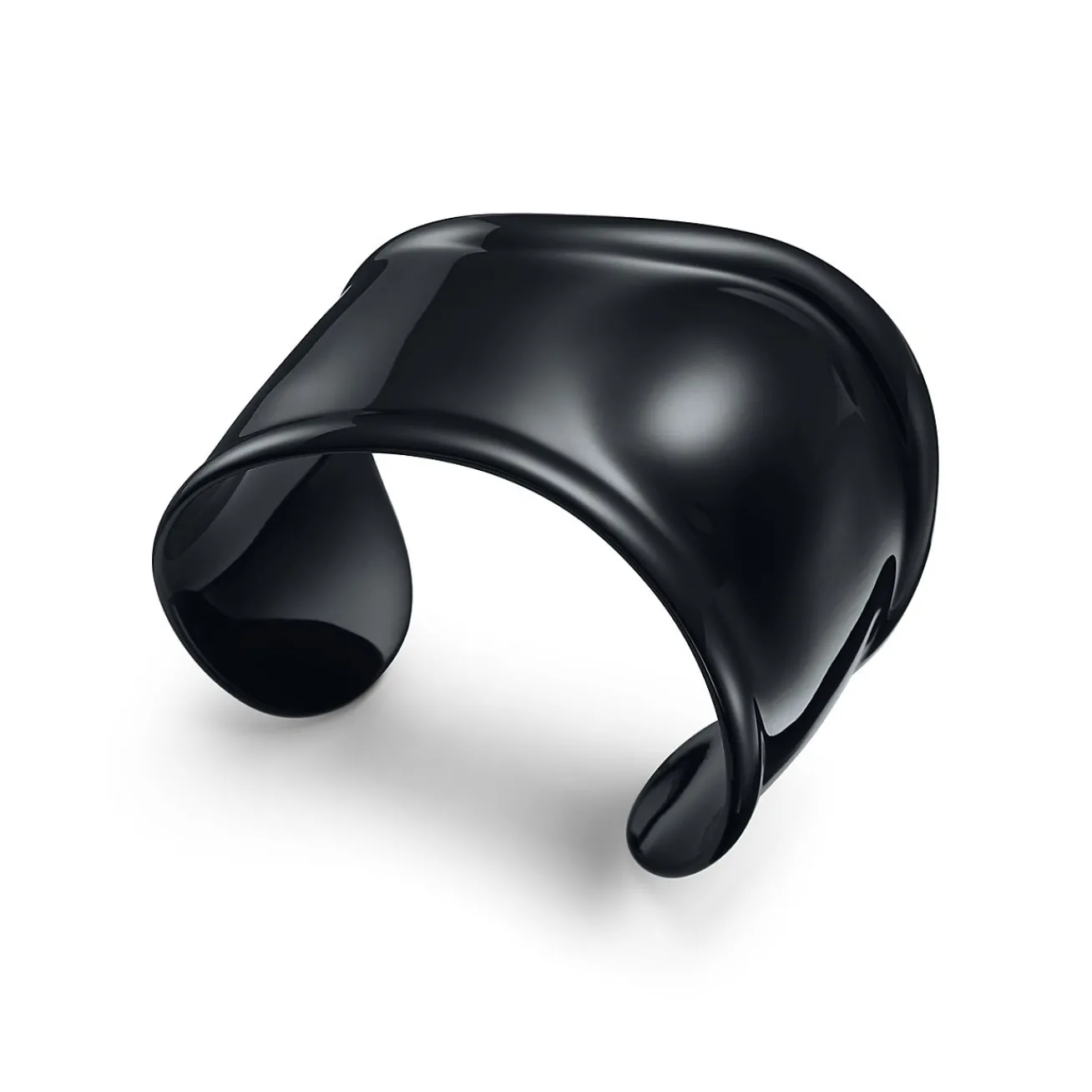 Tiffany & Co. Elsa Peretti® small Bone cuff in black finish over copper, 43 mm wide. | ^ Bracelets|Elsa Peretti®