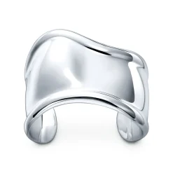 Tiffany & Co. Elsa Peretti® small Bone cuff in sterling silver, 43 mm wide. | ^ Bracelets|Sterling Silver Jewelry