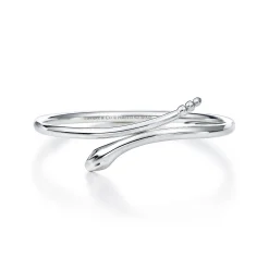Tiffany & Co. Elsa Peretti® Snake bangle in sterling silver, small. | ^ Bracelets|Bold Silver Jewelry