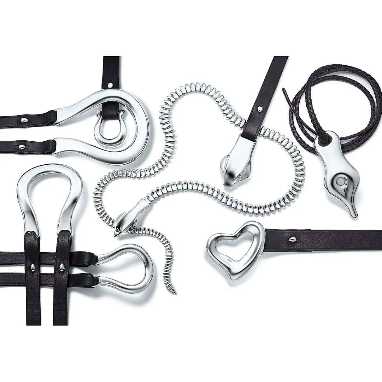 Tiffany & Co. Elsa Peretti® Snake Belt in sterling silver. | ^Women Elsa Peretti®|Belts