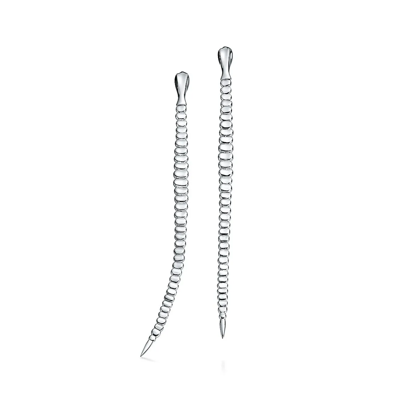 Tiffany & Co. Elsa Peretti® Snake earrings in sterling silver, large. | ^ Earrings|Sterling Silver Jewelry