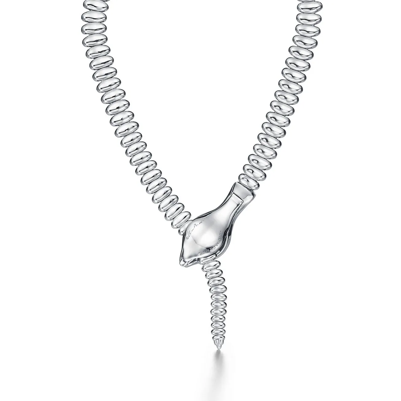 Tiffany & Co. Elsa Peretti® Snake Necklace in Sterling Silver | ^ Necklaces & Pendants|Sterling Silver Jewelry