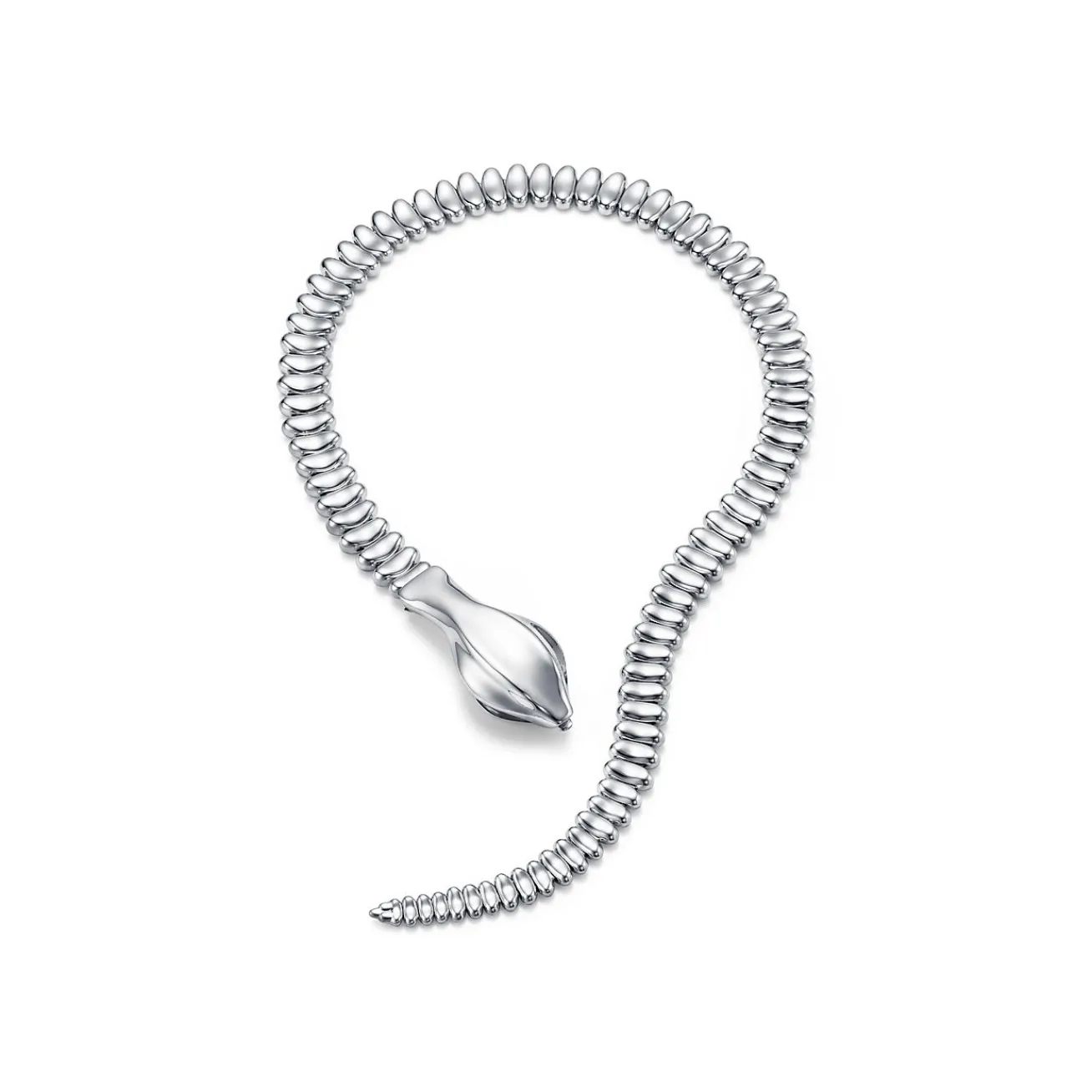 Tiffany & Co. Elsa Peretti® Snake Necklace in Sterling Silver | ^ Necklaces & Pendants|Sterling Silver Jewelry