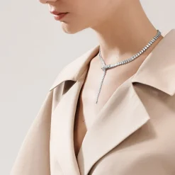 Tiffany & Co. Elsa Peretti® Snake Necklace in Sterling Silver | ^ Necklaces & Pendants|Bold Silver Jewelry