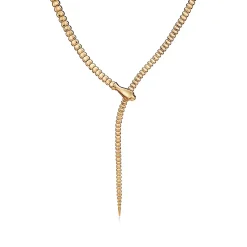 Tiffany & Co. Elsa Peretti® Snake Necklace in Yellow Gold | ^ Necklaces & Pendants|Gold Jewelry