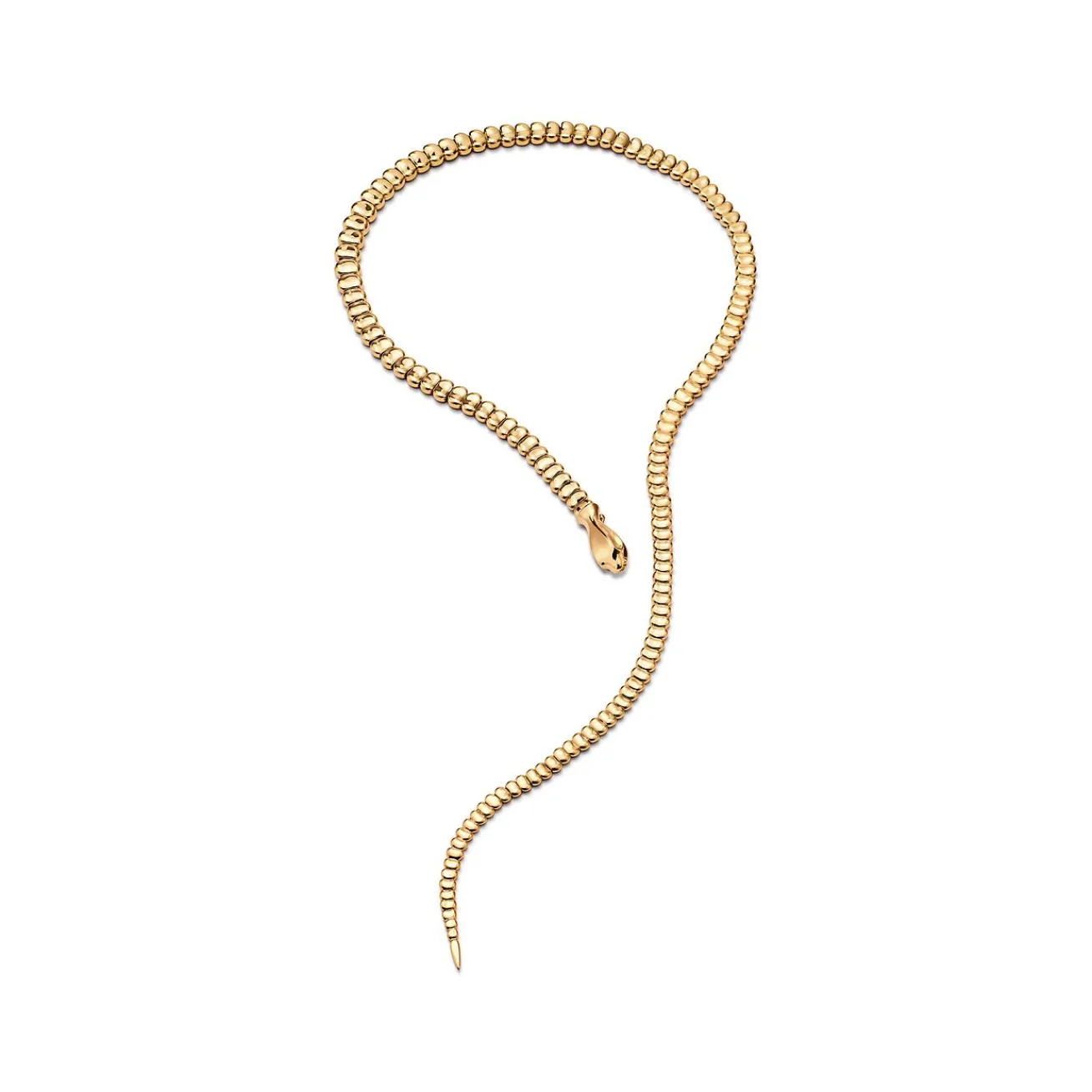 Tiffany & Co. Elsa Peretti® Snake Necklace in Yellow Gold | ^ Necklaces & Pendants|Gold Jewelry