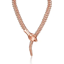 Tiffany & Co. Elsa Peretti® Snake Necklace in Rose Gold | ^ Necklaces & Pendants|Rose Gold Jewelry