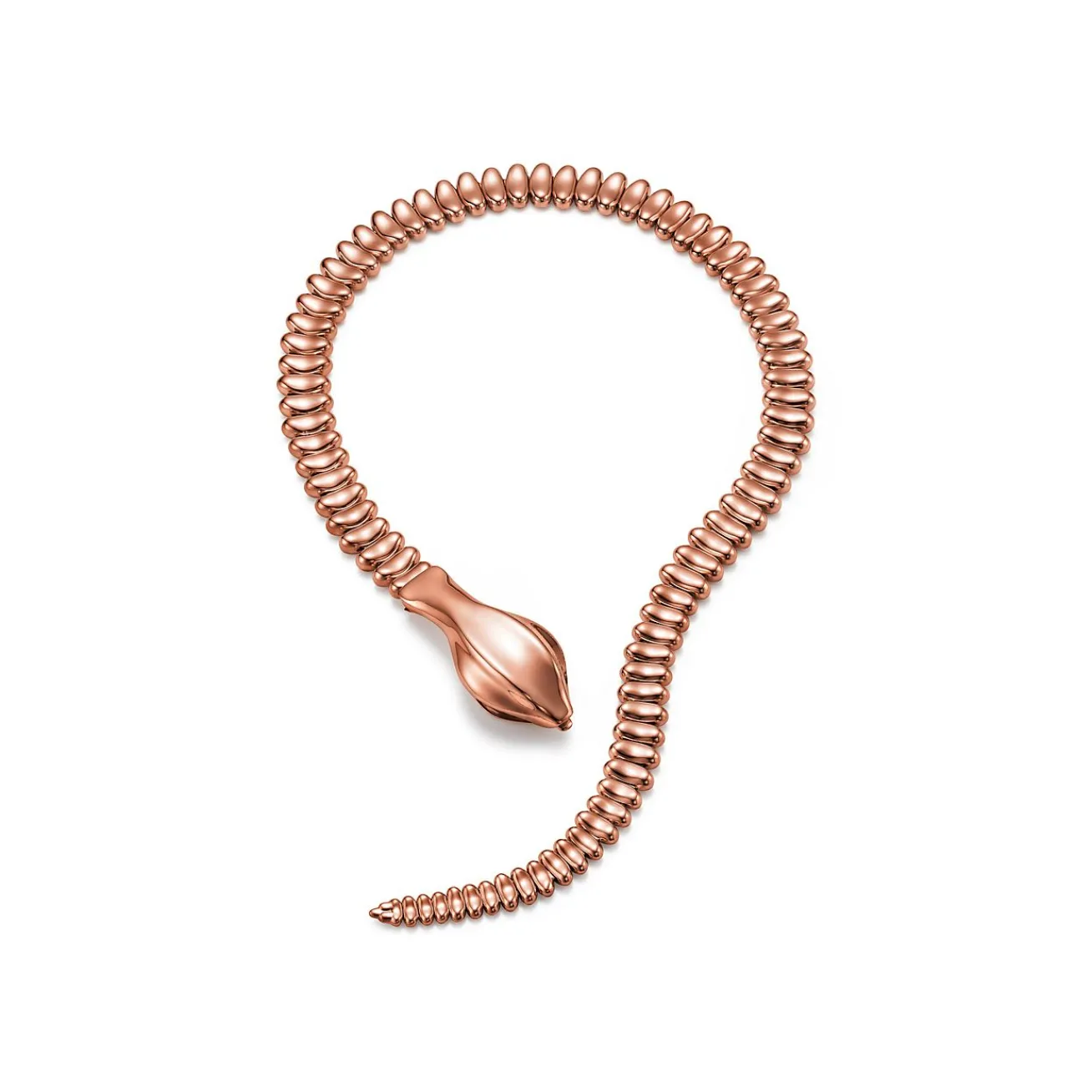 Tiffany & Co. Elsa Peretti® Snake Necklace in Rose Gold | ^ Necklaces & Pendants|Rose Gold Jewelry