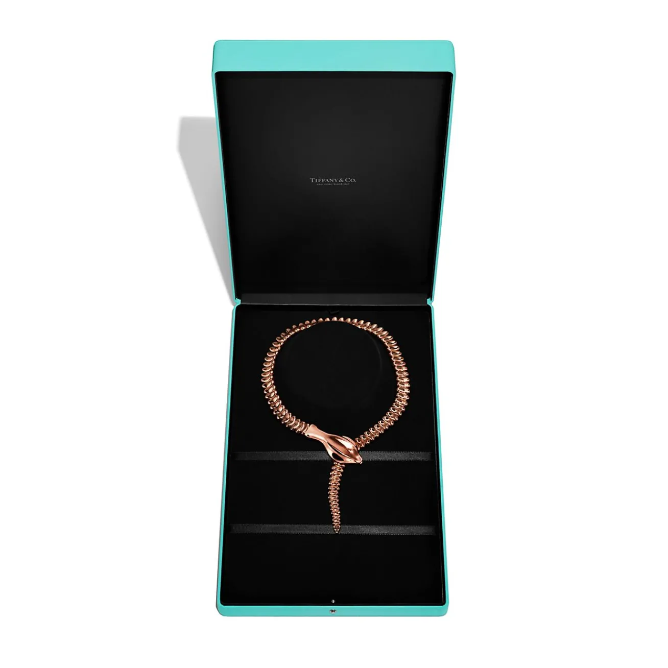Tiffany & Co. Elsa Peretti® Snake Necklace in Rose Gold | ^ Necklaces & Pendants|Rose Gold Jewelry