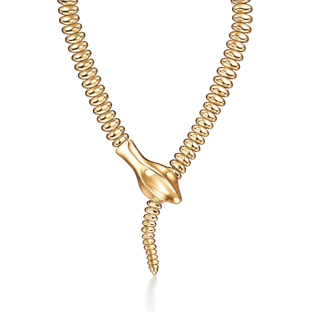 Tiffany & Co. Elsa Peretti® Snake Necklace in Yellow Gold | ^ Necklaces & Pendants|Gold Jewelry