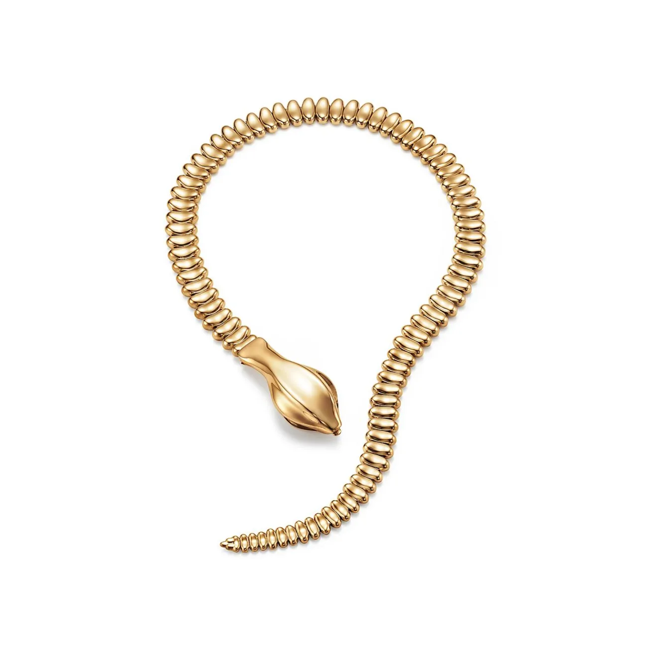 Tiffany & Co. Elsa Peretti® Snake Necklace in Yellow Gold | ^ Necklaces & Pendants|Gold Jewelry