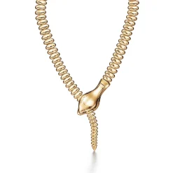 Tiffany & Co. Elsa Peretti® Snake Necklace in Yellow Gold | ^ Necklaces & Pendants|Gold Jewelry
