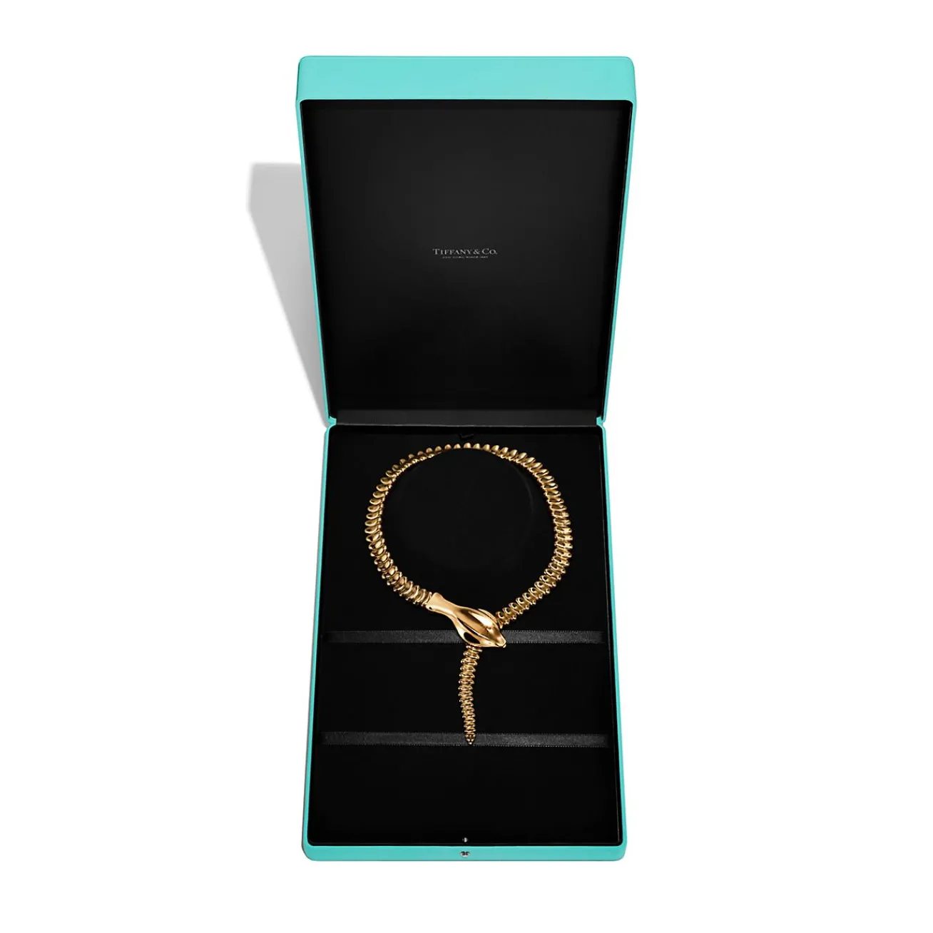 Tiffany & Co. Elsa Peretti® Snake Necklace in Yellow Gold | ^ Necklaces & Pendants|Gold Jewelry