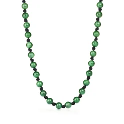 Tiffany & Co. Elsa Peretti® Sphere necklace in green jade. | ^ Necklaces & Pendants|Colored Gemstone Jewelry