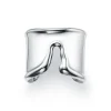 Tiffany & Co. Elsa Peretti® Split cuff in sterling silver, medium. | ^ Bracelets|Bold Silver Jewelry