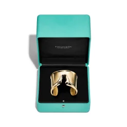 Tiffany & Co. Elsa Peretti® Split Cuff in Yellow Gold, Medium | ^ Bracelets|Gold Jewelry