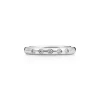 Tiffany & Co. Elsa Peretti® stacking band ring in platinum with diamonds. | ^Women Rings|Stacking Rings