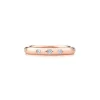 Tiffany & Co. Elsa Peretti® stacking band ring in 18k rose gold with diamonds. | ^Women Rings|Stacking Rings