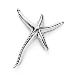 Tiffany & Co. Elsa Peretti® Starfish brooch in sterling silver, large. | ^ Brooches|Sterling Silver Jewelry