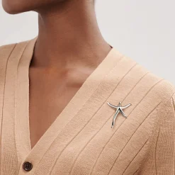 Tiffany & Co. Elsa Peretti® Starfish brooch in sterling silver, large. | ^ Brooches|Sterling Silver Jewelry