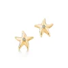 Tiffany & Co. Elsa Peretti® Starfish earrings with diamonds in 18k gold. | ^ Earrings|Gold Jewelry