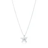 Tiffany & Co. Elsa Peretti® Starfish pendant in sterling silver with a diamond. | ^ Necklaces & Pendants|Sterling Silver Jewelry