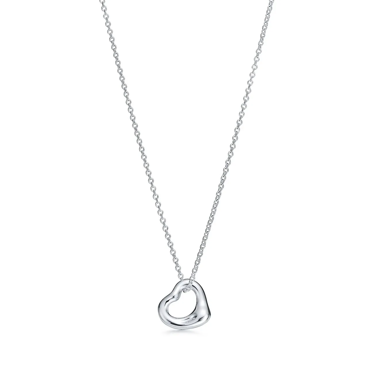 Tiffany & Co. Elsa Peretti® Sterling Silver Open Heart Pendant | ^ Necklaces & Pendants|Gifts for Her