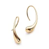 Tiffany & Co. Elsa Peretti® Teardrop hoop earrings in 18k gold. | ^ Earrings|Hoop Earrings