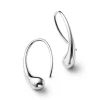 Tiffany & Co. Elsa Peretti® Teardrop hoop earrings in sterling silver. | ^ Earrings|Hoop Earrings