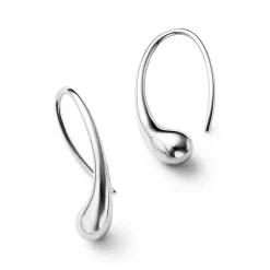 Tiffany & Co. Elsa Peretti® Teardrop hoop earrings in sterling silver. | ^ Earrings|Hoop Earrings