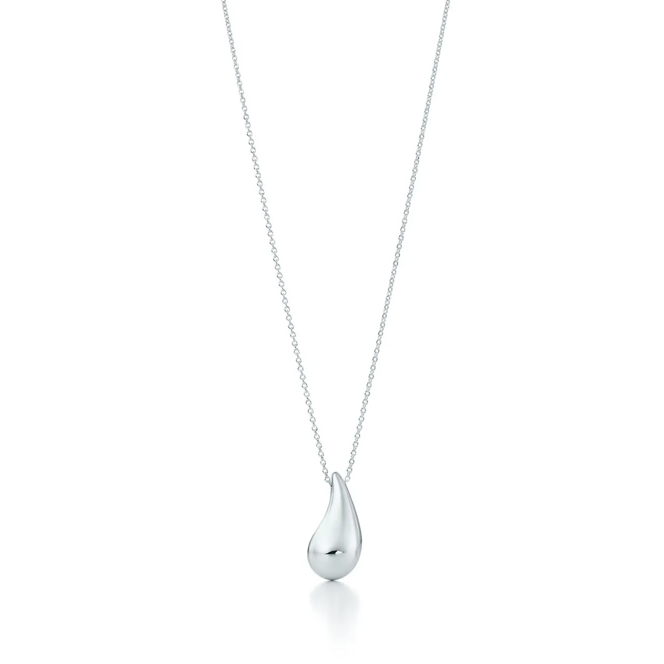 Tiffany & Co. Elsa Peretti® Teardrop pendant in sterling silver. | ^ Necklaces & Pendants|Sterling Silver Jewelry