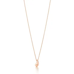 Tiffany & Co. Elsa Peretti® Teardrop pendant in 18k rose gold. | ^ Necklaces & Pendants|Rose Gold Jewelry