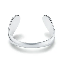 Tiffany & Co. Elsa Peretti® Thumbprint cuff in sterling silver, medium. | ^ Bracelets|Sterling Silver Jewelry