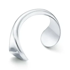 Tiffany & Co. Elsa Peretti® Thumbprint cuff in sterling silver, medium. | ^ Bracelets|Sterling Silver Jewelry