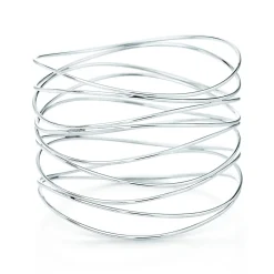 Tiffany & Co. Elsa Peretti® Wave nine-row bangle in sterling silver, medium. | ^ Bracelets|Sterling Silver Jewelry