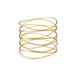 Tiffany & Co. Elsa Peretti® Wave nine-row bangle in 18k gold, medium. | ^ Bracelets|Gold Jewelry