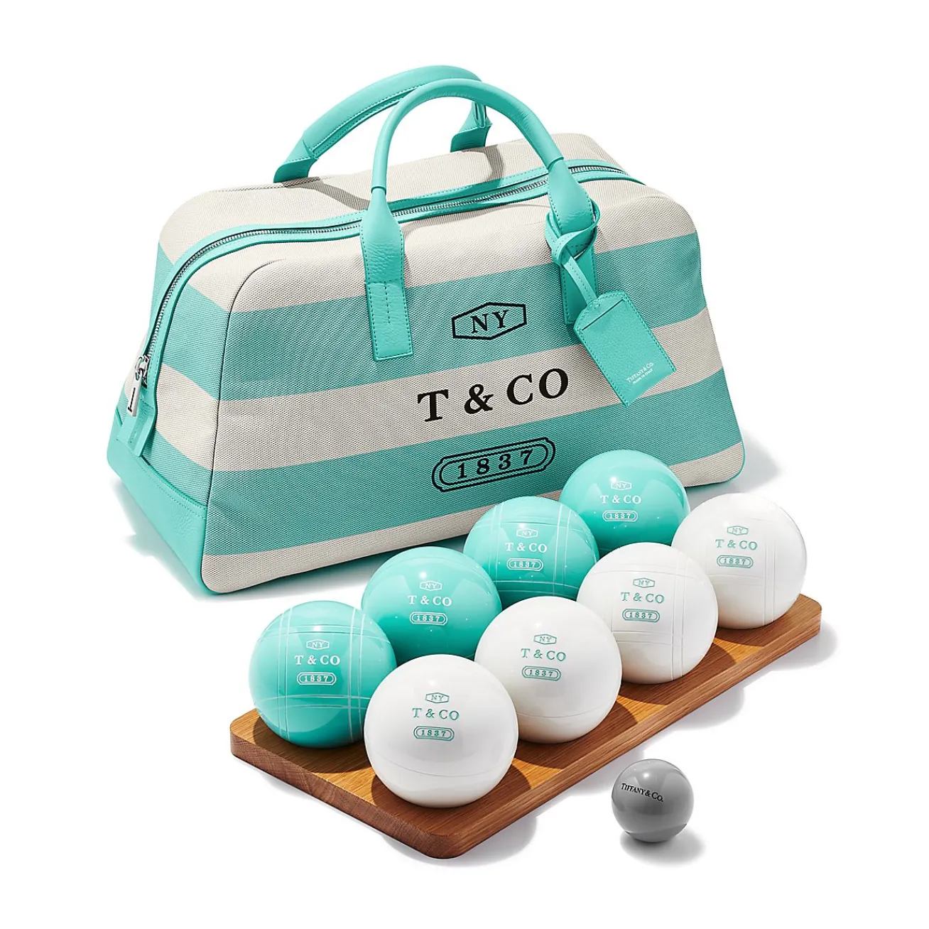 Tiffany & Co. Everyday Objects Bocce Ball Set with a Canvas Carrying Case | ^ Him|Gifts for Him