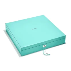 Tiffany & Co. Everyday Objects mahjong set in a Tiffany Blue® leather box. | ^ Business Gifts|Stationery, Games & Unique Objects