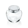 Tiffany & Co. Flora & Fauna lidded pot in mouth-blown crystal glass with sterling silver. | ^ The Home|Housewarming Gifts