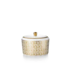 Tiffany & Co. Gold Tiffany T True Sugar Bowl with a Hand-painted Gold Rim | ^ Tableware|Coffee & Tea