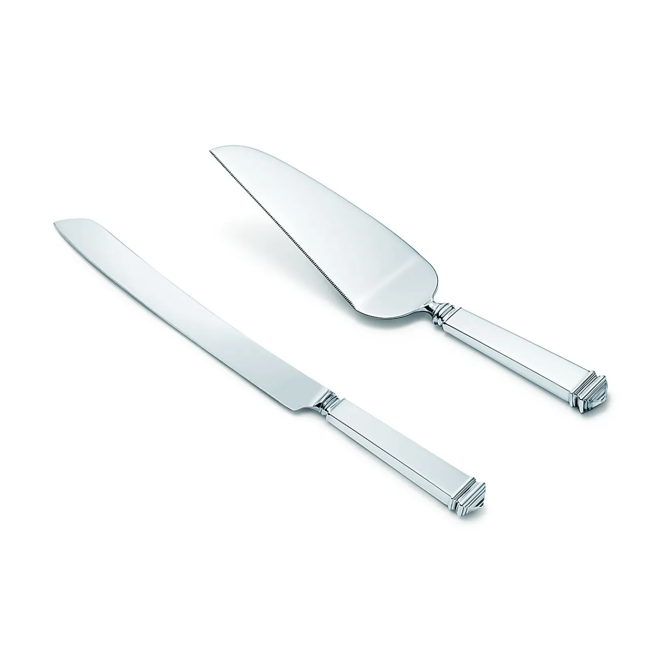 Tiffany & Co. Hampton cake knife and server in sterling silver. | ^ Business Gifts|Tableware