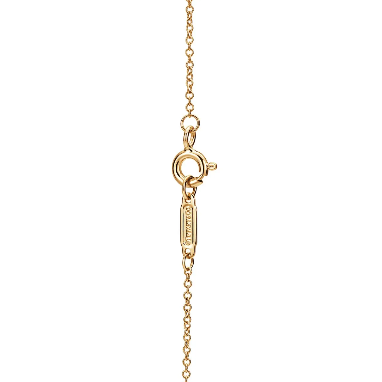 Tiffany & Co. Heart pendant in 18k gold with diamonds, mini. | ^ Necklaces & Pendants|Gold Jewelry