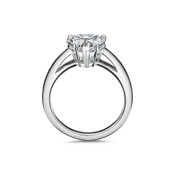 Tiffany & Co. Heart-shaped diamond engagement ring in platinum. | ^ Engagement Rings