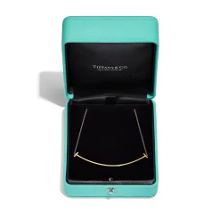 Tiffany & Co. 18K Gold Smile Pendant Necklace | ^ Necklaces & Pendants|Men's Jewelry