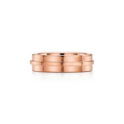 Tiffany & Co. 18K Rose Gold Tiffany T Two Ring | ^Women Rings|Men's Jewelry